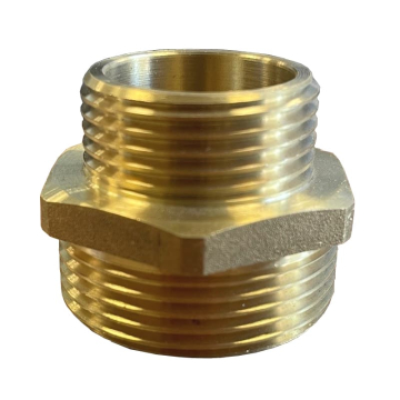 Brass Hexagon Reducing Nipple