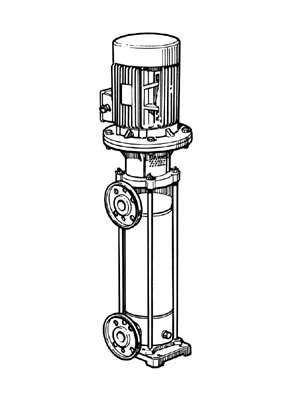 Vertical Multistage Counterflange Kit