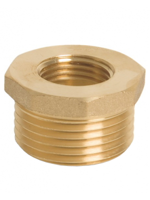 Brass Hexagon Reducing Bush