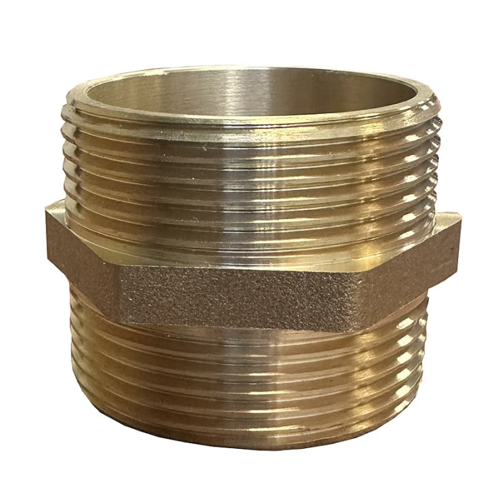 Brass Hexagon Nipple Brass Hexagon Nipple