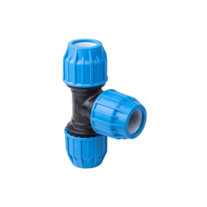 Equal Tee Coupling Compression Fitting