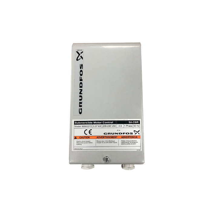 Capacitor / Overload Box for Grundfos Borehole Pumps