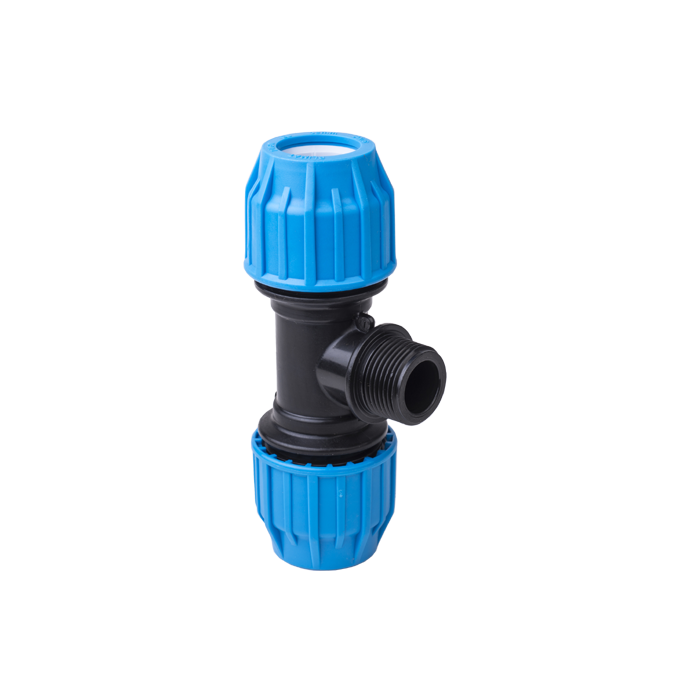 Threaded Male Tee Compression Fitting Threaded Male Tee Compression Fitting