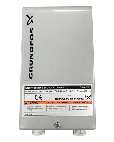 Capacitor/Overload Control Box for Grundfos Borehole Pumps