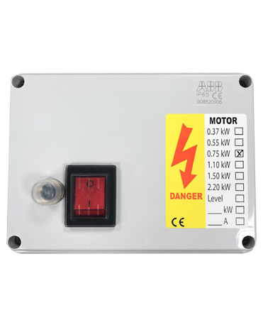 Capacitor/Overload Motor Control Box for Lowara Borehole Pumps