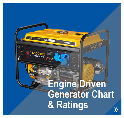 Engine Driven Generator Chart