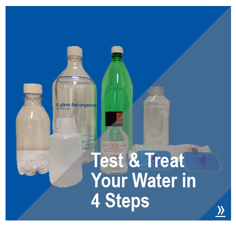 Is Your Private Water Supply Safe: Test and Treat your water supply in 4 simple steps!